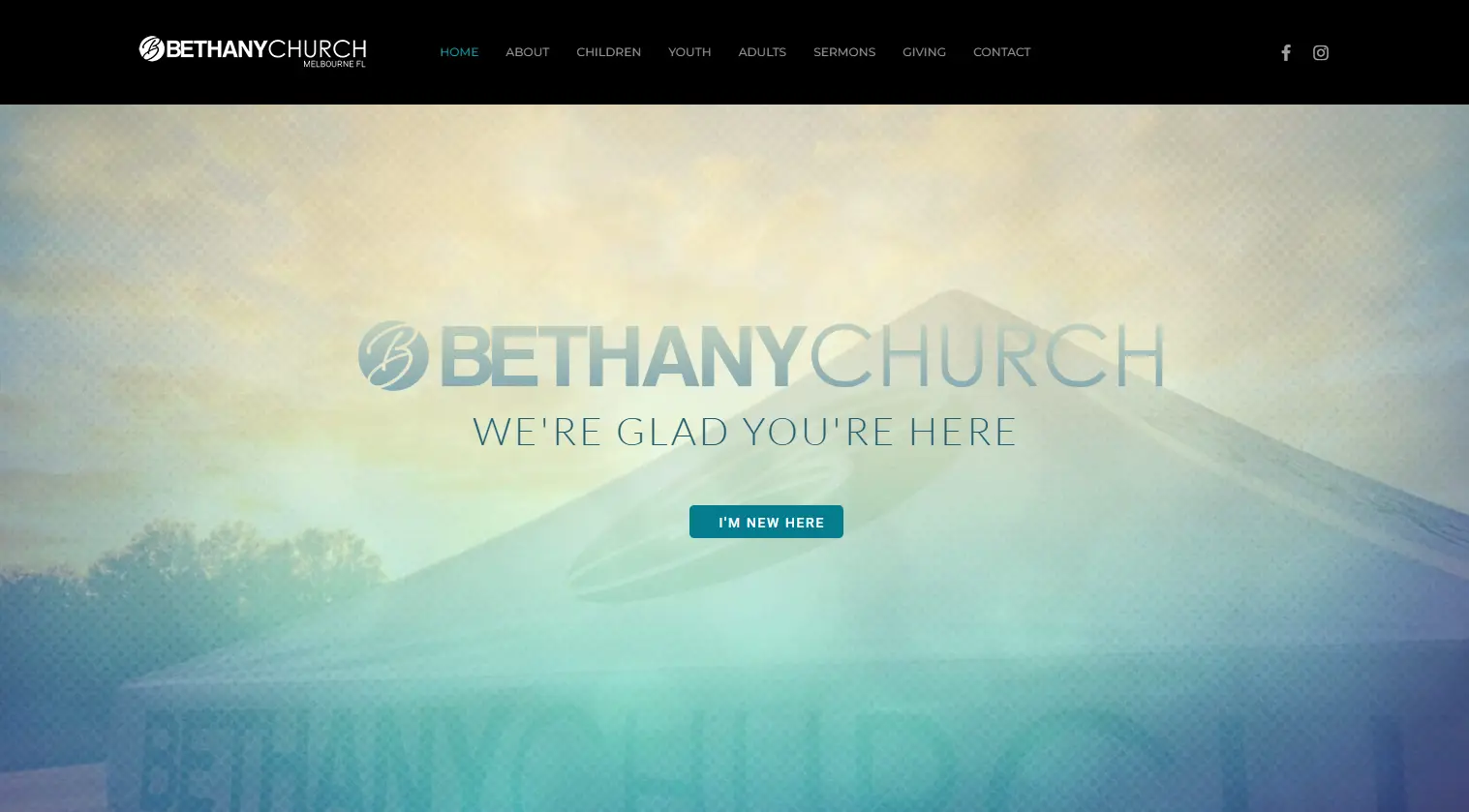 Bethany Church website design